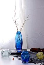Load image into Gallery viewer, Klein Blue Murano Glass Flower Vase
