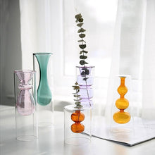 Load image into Gallery viewer, Color Inlay Glass Vase
