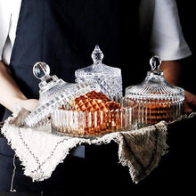 Load image into Gallery viewer, Crystal Glass Candy Jar Container
