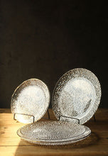 Load image into Gallery viewer, Textured Hammered Glass Plate
