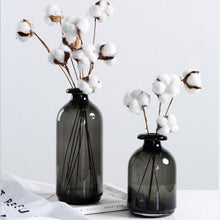 Load image into Gallery viewer, Smoky Black Glass Vase
