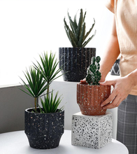 Load image into Gallery viewer, Terrazzo Cement Planter
