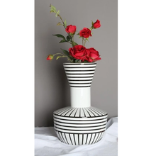 Load image into Gallery viewer, Optic Decor Ceramic Porcelain Vase
