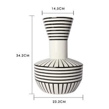 Load image into Gallery viewer, Optic Decor Ceramic Porcelain Vase
