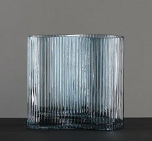 Load image into Gallery viewer, Ripple Glass Vase
