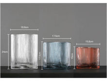 Load image into Gallery viewer, Ripple Glass Vase
