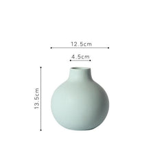 Load image into Gallery viewer, Shades of Blue Ceramic Vase
