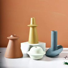 Load image into Gallery viewer, Astro Morandi Ceramic Vase Accents

