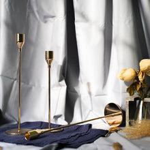 Load image into Gallery viewer, Vintage Gold Candle Holders

