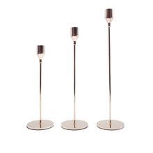 Load image into Gallery viewer, Vintage Gold Candle Holders
