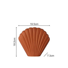 Load image into Gallery viewer, Shell Floral Ceramic Vase
