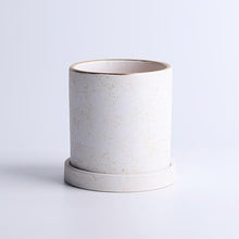 Load image into Gallery viewer, Marble Small Planter with Plate
