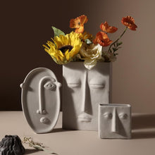 Load image into Gallery viewer, Clay Profile Ceramic Vases
