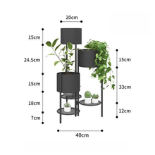 Load image into Gallery viewer, Multilevel Metal Planter &amp; Organizer
