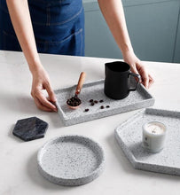 Load image into Gallery viewer, Granite Basic Shapes Decorative Trays
