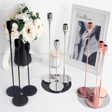 Load image into Gallery viewer, Vintage Colored Metal Candle Holder
