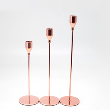 Load image into Gallery viewer, Vintage Colored Metal Candle Holder

