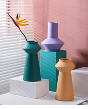 Load image into Gallery viewer, Bright Color Ceramic Flower Vase

