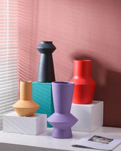 Load image into Gallery viewer, Bright Color Ceramic Flower Vase
