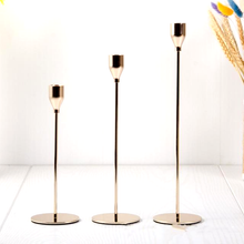 Load image into Gallery viewer, Vintage Colored Metal Candle Holder
