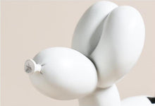 Load image into Gallery viewer, Deluxe Black &amp; White Balloon Dog - Hand Painted Resin
