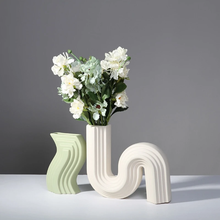 Load image into Gallery viewer, Opt Texture Pastel Ceramic Vases
