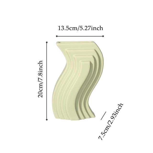Opt Texture Pastel Ceramic Vases