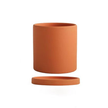 Load image into Gallery viewer, All The Bright Colors Planter with Saucer Set
