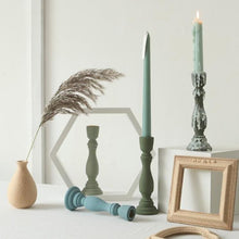 Load image into Gallery viewer, Brush Painted Vintage Candle Holder
