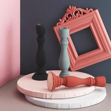 Load image into Gallery viewer, Brush Painted Vintage Candle Holder
