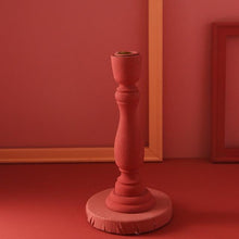 Load image into Gallery viewer, Brush Painted Vintage Candle Holder
