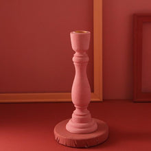 Load image into Gallery viewer, Brush Painted Vintage Candle Holder
