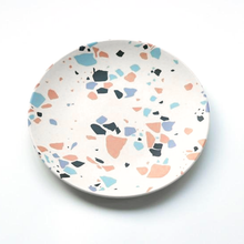 Load image into Gallery viewer, Modern Abstract Colorful Bamboo Plate
