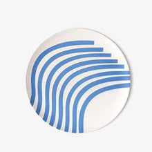 Load image into Gallery viewer, Modern Abstract Colorful Bamboo Plate
