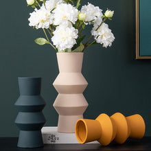 Load image into Gallery viewer, Accordion Sculptural Ceramic Vases
