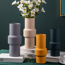 Load image into Gallery viewer, Accordion Sculptural Ceramic Vases
