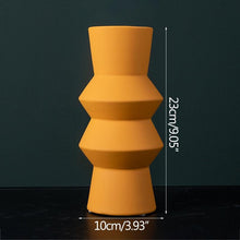Load image into Gallery viewer, Accordion Sculptural Ceramic Vases
