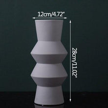 Load image into Gallery viewer, Accordion Sculptural Ceramic Vases

