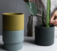 Load image into Gallery viewer, Colorful Porcelain Stackable Planters
