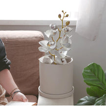 Load image into Gallery viewer, All The Bright Colors Planter with Saucer Set
