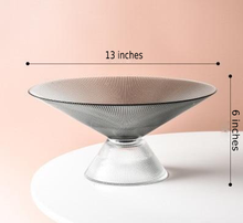 Load image into Gallery viewer, Textured Hand Blown Glass Bowl
