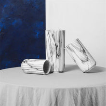 Load image into Gallery viewer, Textured Marble Flower Vase
