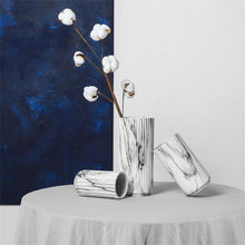 Load image into Gallery viewer, Textured Marble Flower Vase
