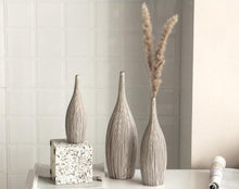 Load image into Gallery viewer, Natural Etch Ceramic Vases

