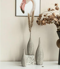 Load image into Gallery viewer, Natural Etch Ceramic Vases
