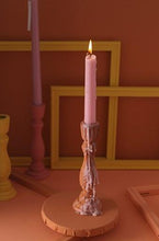 Load image into Gallery viewer, Brush Painted Vintage Candle Holder
