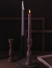 Load image into Gallery viewer, Brush Painted Vintage Candle Holder
