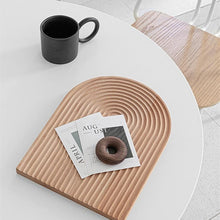 Load image into Gallery viewer, Beech Wooden Tray with Grooves
