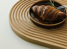 Load image into Gallery viewer, Beech Wooden Tray with Grooves
