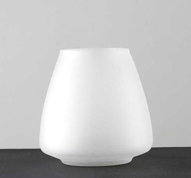 Frosted Blown Glass Vase